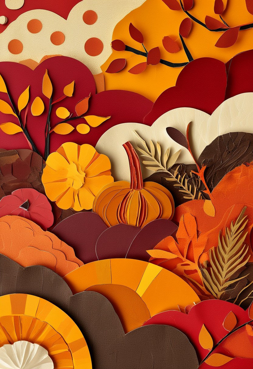 Autumn Cornucopia Harvest Spill — Thanksgiving