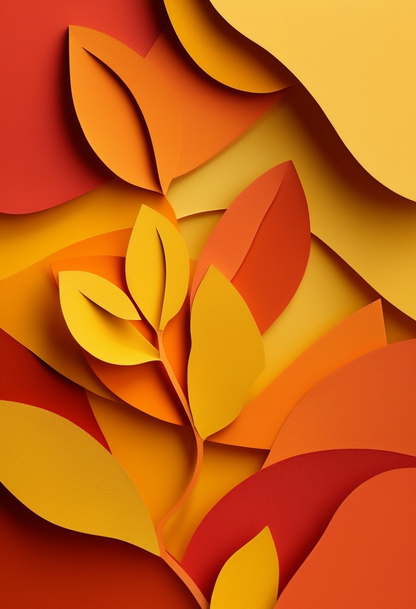 Autumn Leaf Mosaic — Autumn