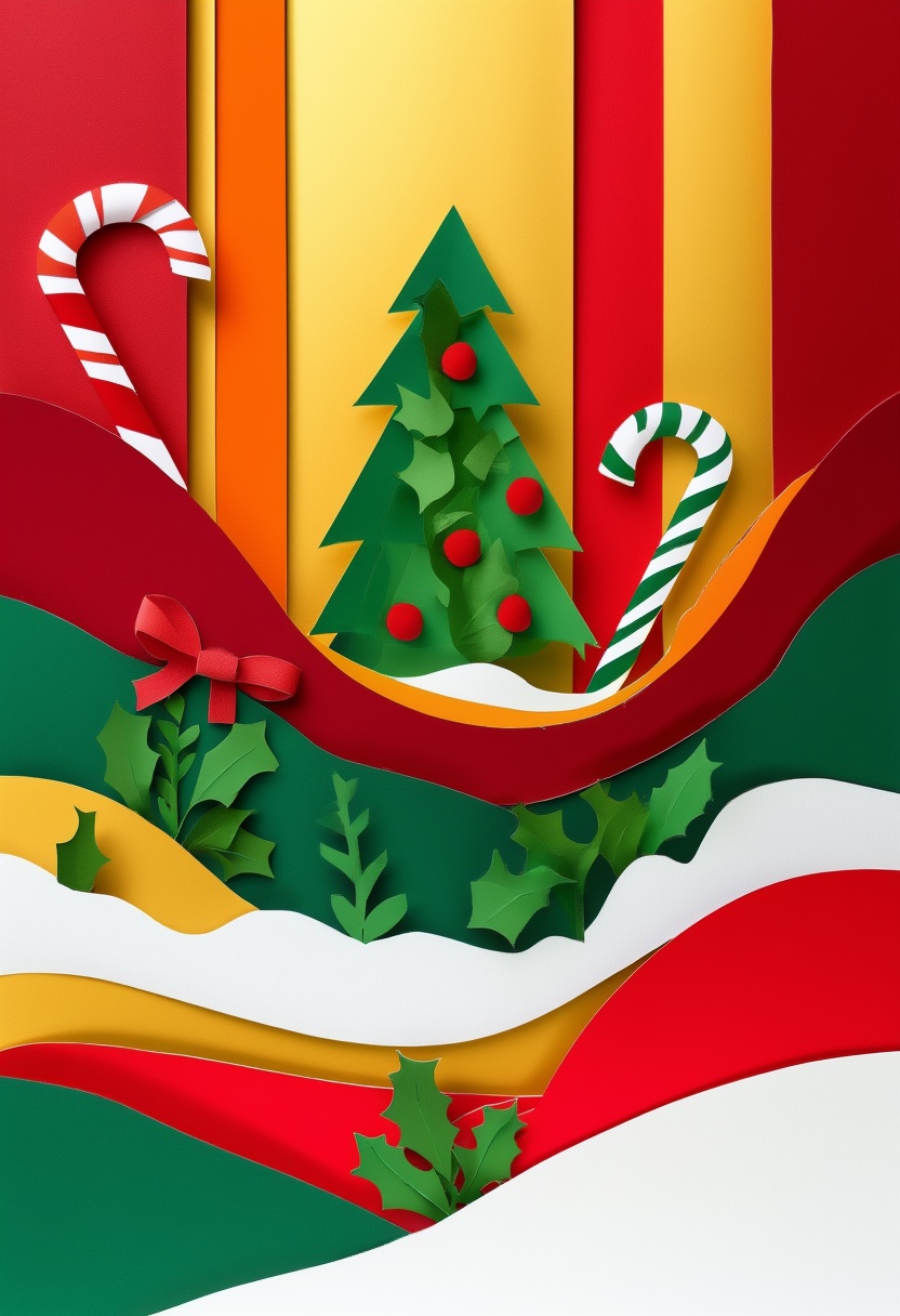 Árbol de Navidad de Bastones de Caramelo — Christmas