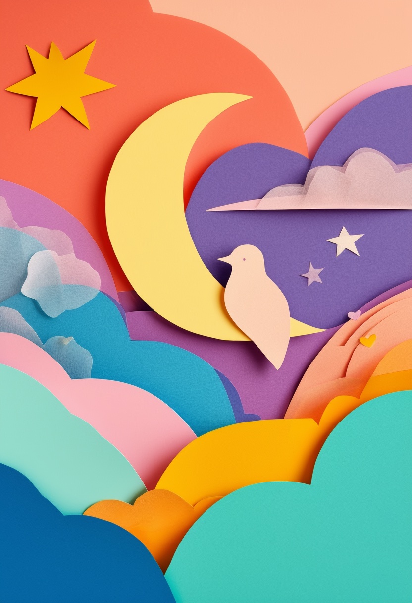 Pájaro Celestial a la Luz de la Luna — New Baby