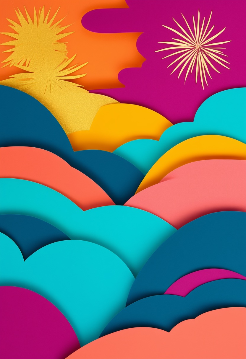 Celebração de Fogos de Papel Coloridos — Congratulations
