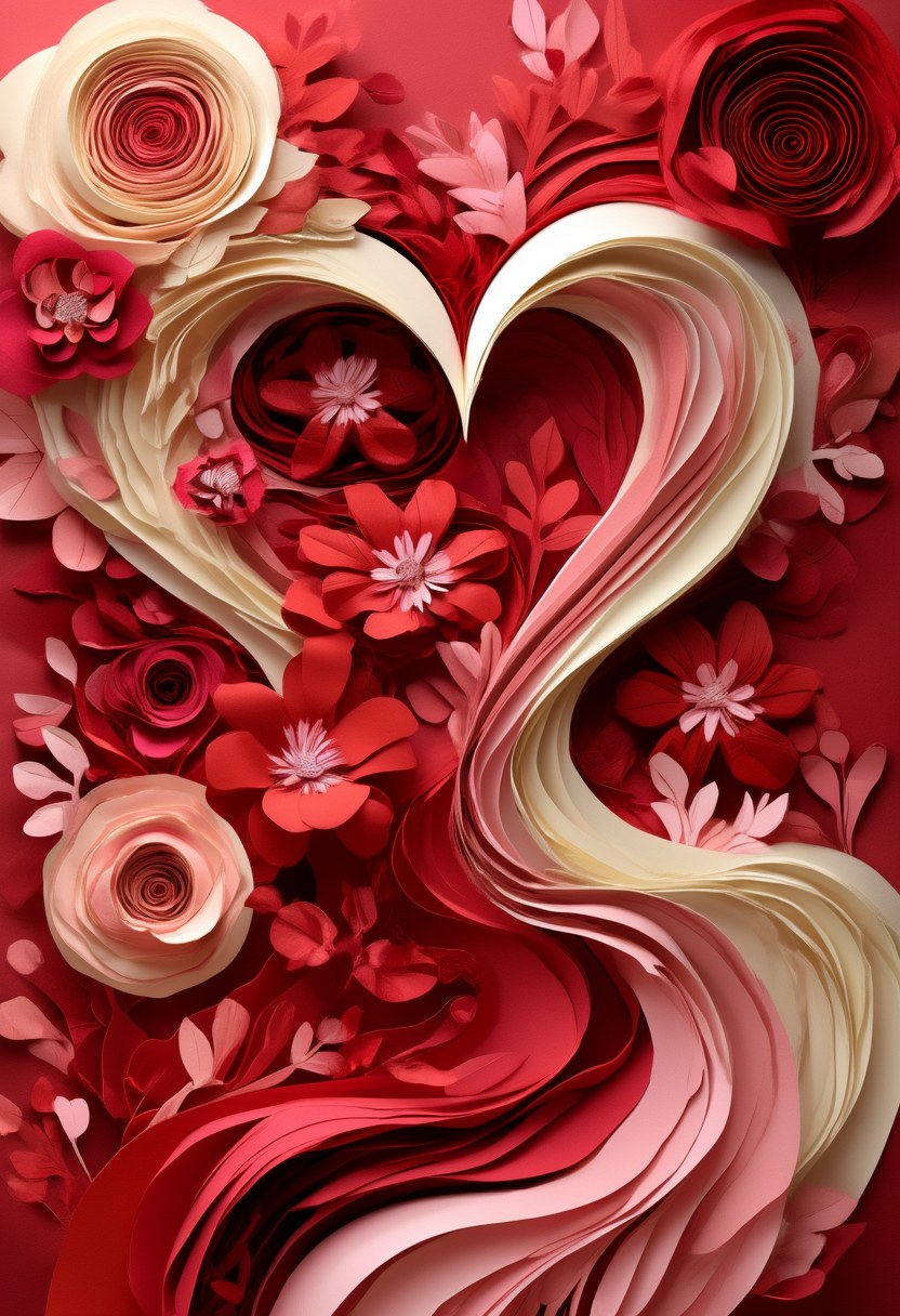 Crimson Bloom Embrace — Valentine's Day
