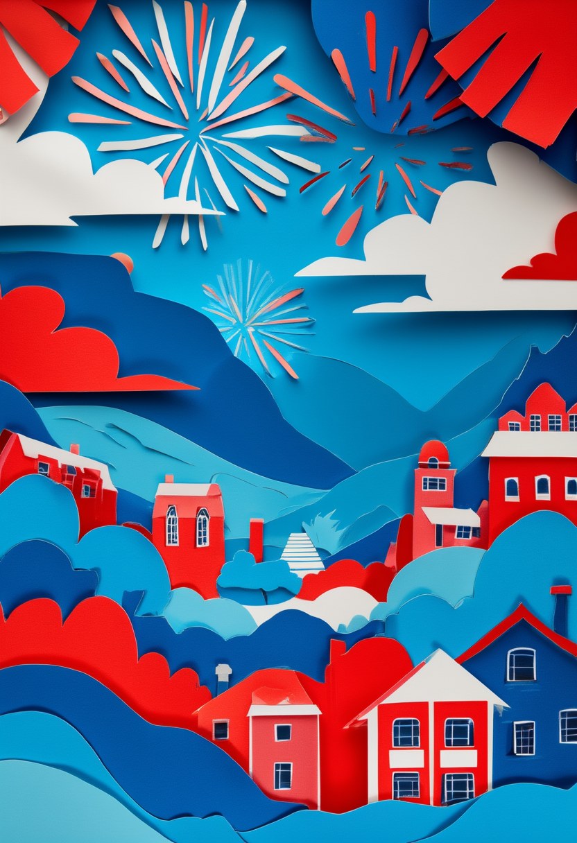 Fireworks Over Lakeside Hills — Independence Day