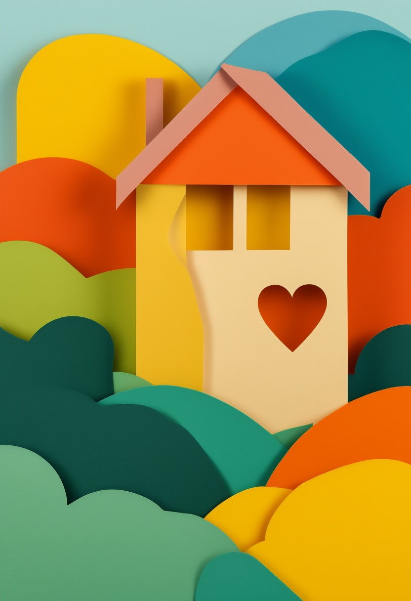 Ninho de Papel Afetuoso — New Home