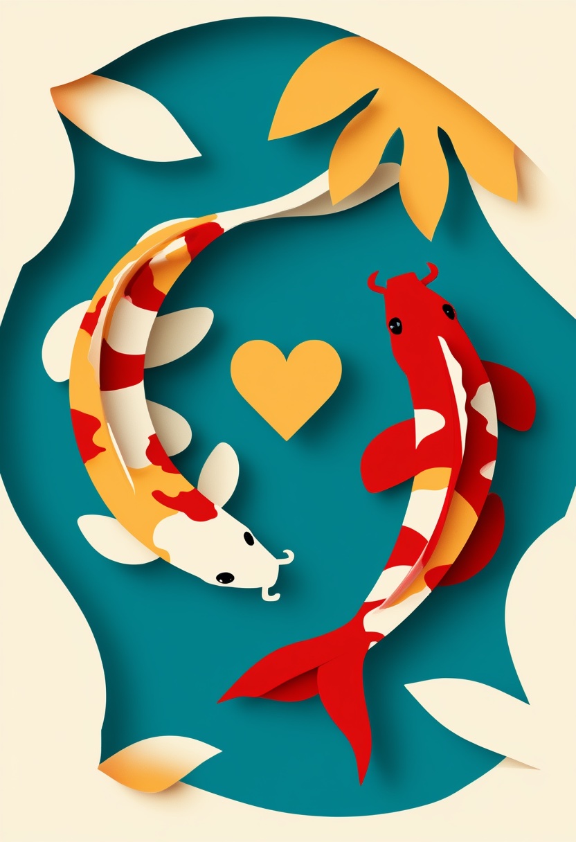 Koi-Liebe Herzfeier — Anniversary