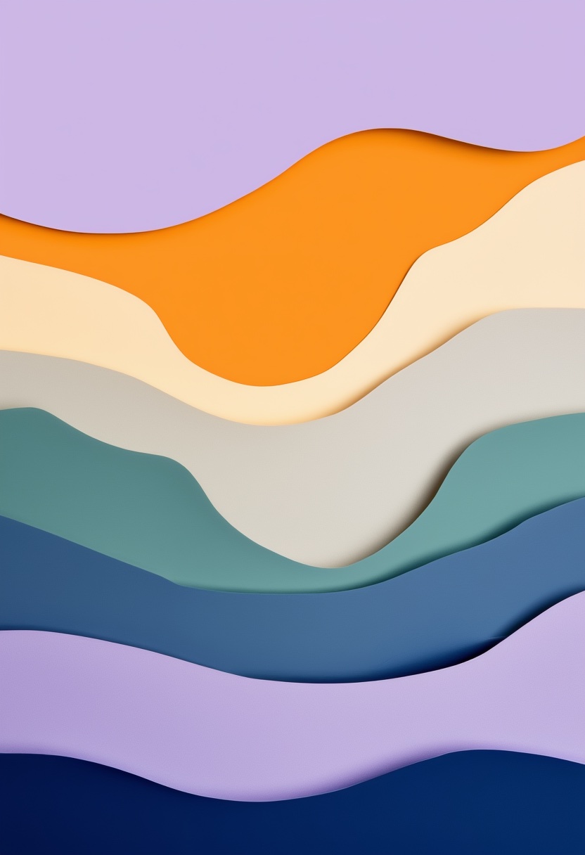 Olas en Capas al Atardecer — Sympathy