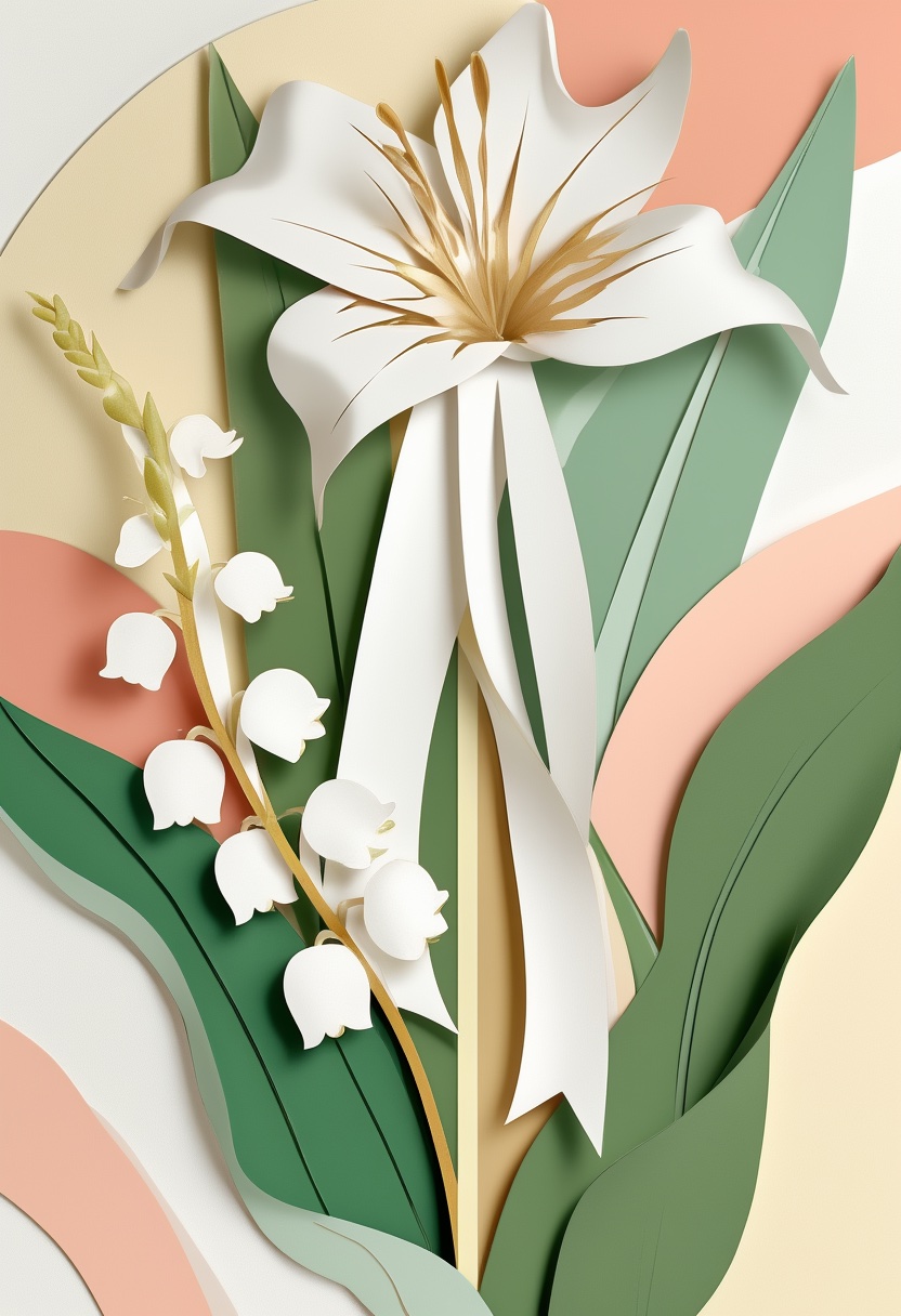 Papiergarten-Blüten — Wedding