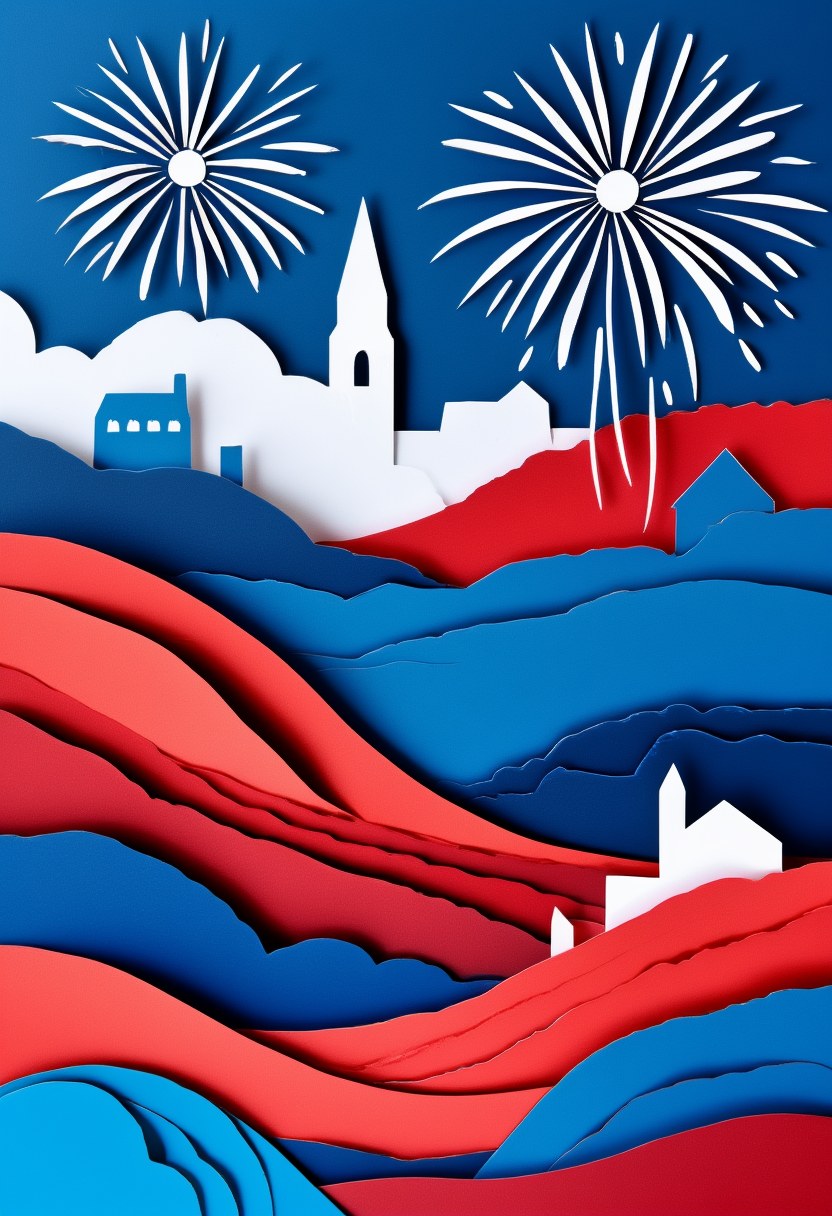 Patriotic Fireworks Celebration — Independence Day