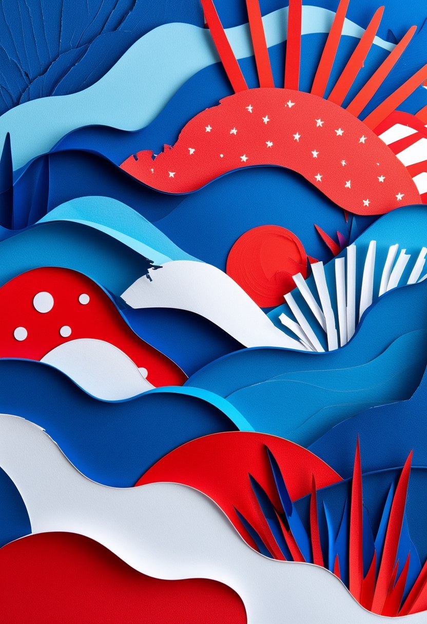 Patriotic Picnic Dreamscape — Independence Day