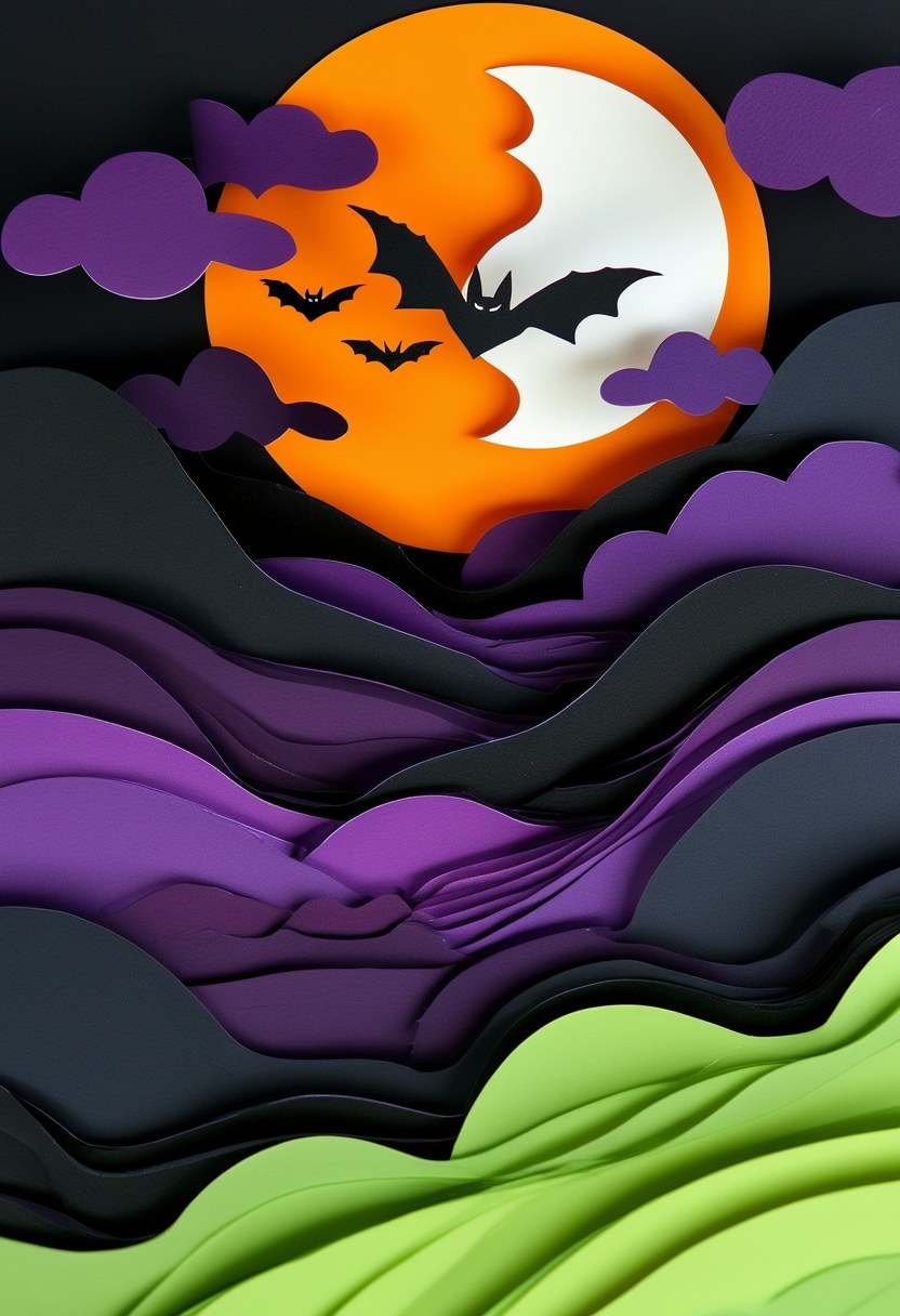 Spooky Halloween Nightscape — Halloween