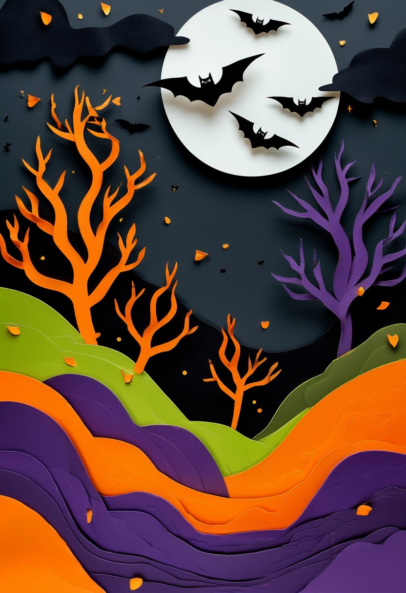 Spooky Halloween Nightscape — Halloween