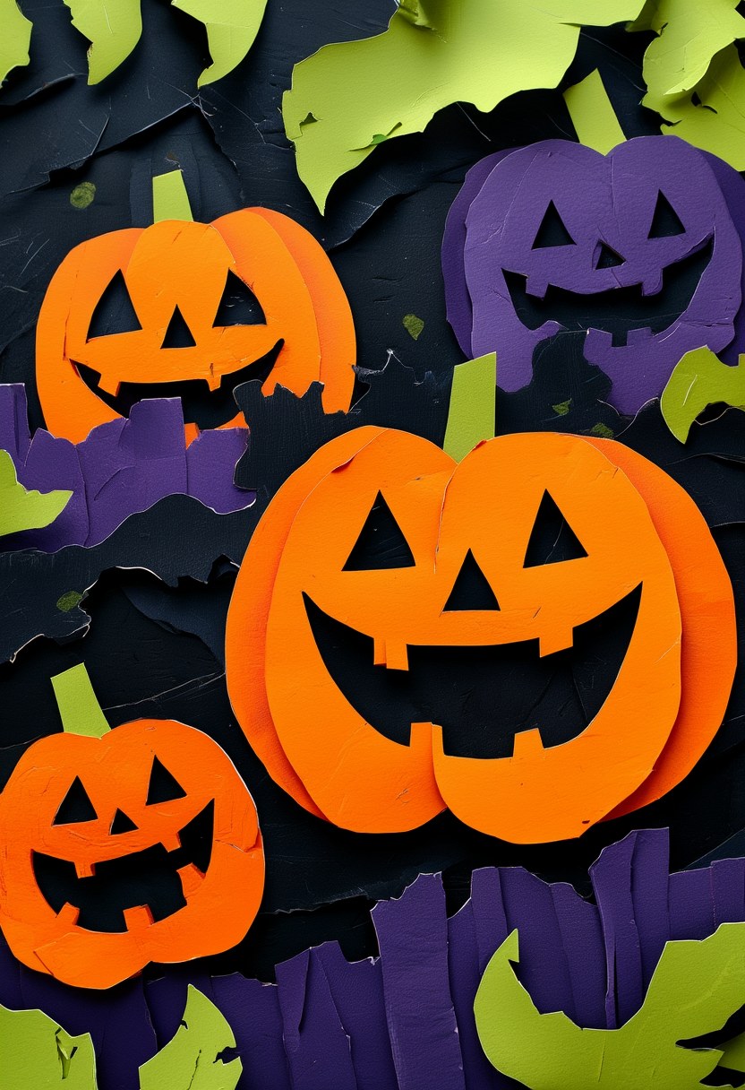 Spooky Jack-o'-Lanterns — Halloween