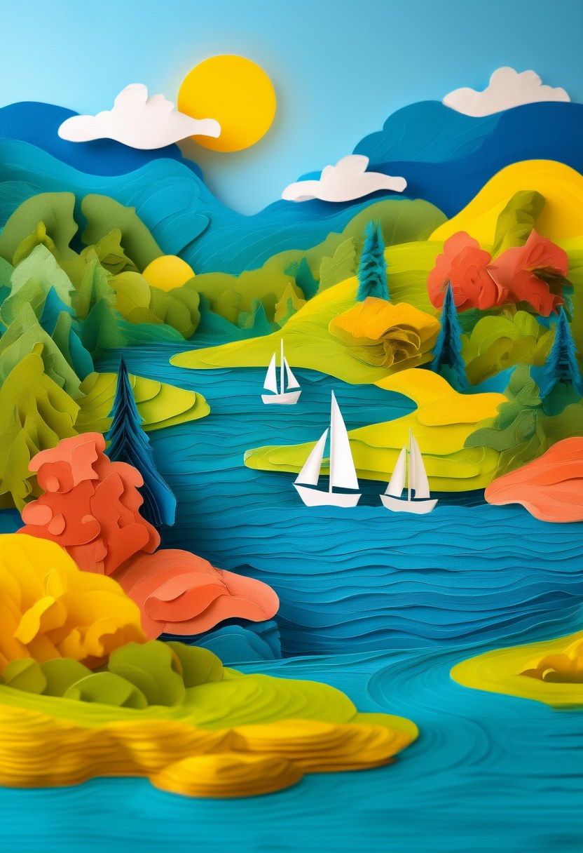 Summer Lakeside Serenity — Summer