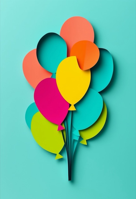 Balloons in Bright Harmony