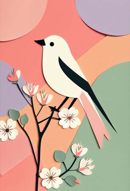 Blossoming Bird Harmony