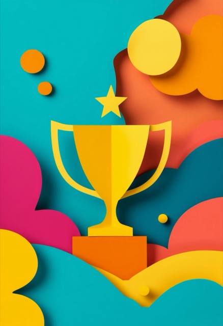 Congratulations Trophy Celebration