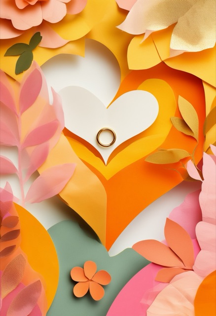 Heartfelt Ring Surrounded by Flowers