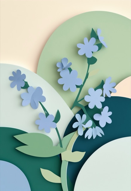 Layered Paper Bloom Arrangement