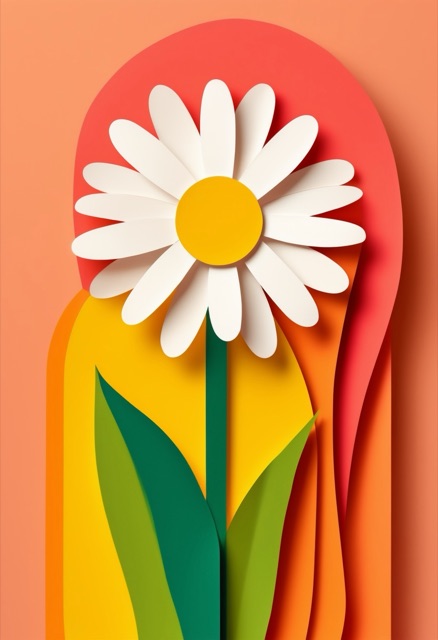 Layered Paper Bloom