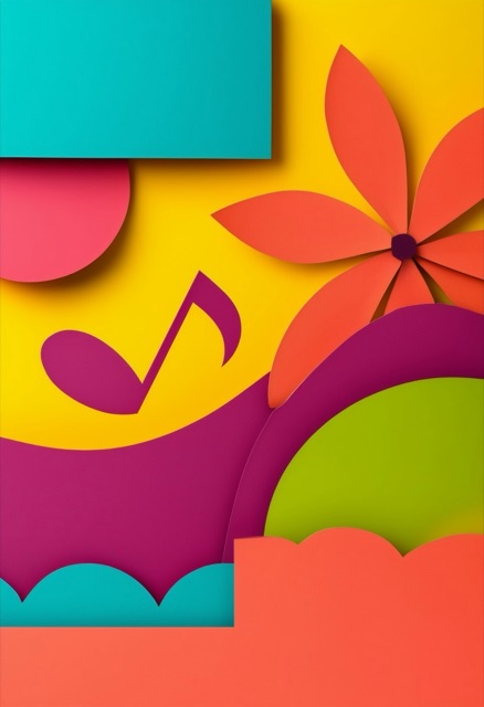 Layered Paper Bloom Harmony