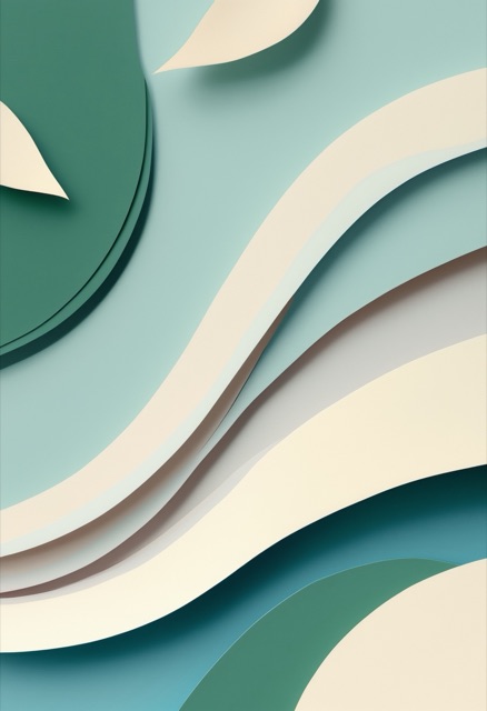 Layered Paper Cutout Harmony