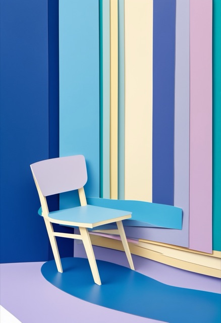 Layered Paper Shadows Window