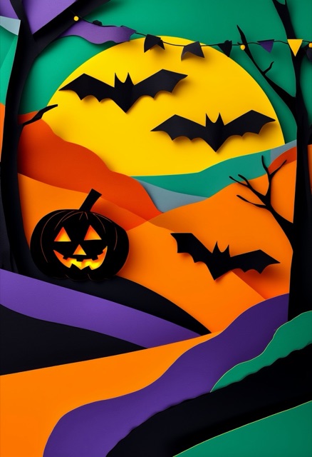 Moonlit Bat Flight
