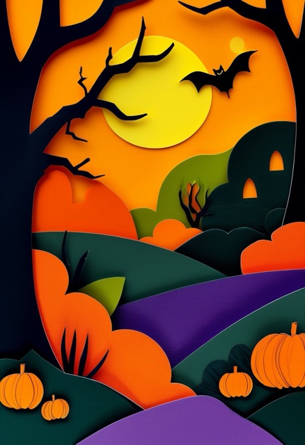 Moonlit Pumpkin Harvest