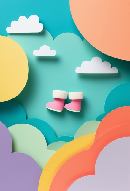Pink Boots Cloudscape