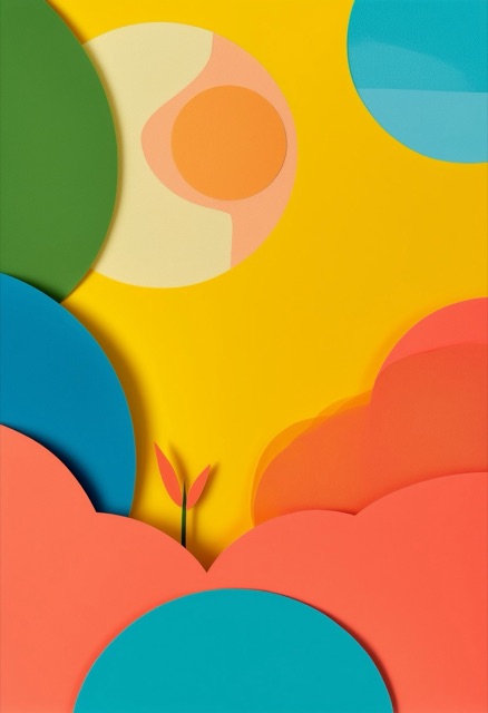 Sunlit Paper Cut Garden