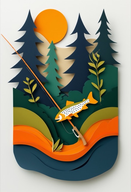 Sunlit Trout Leap