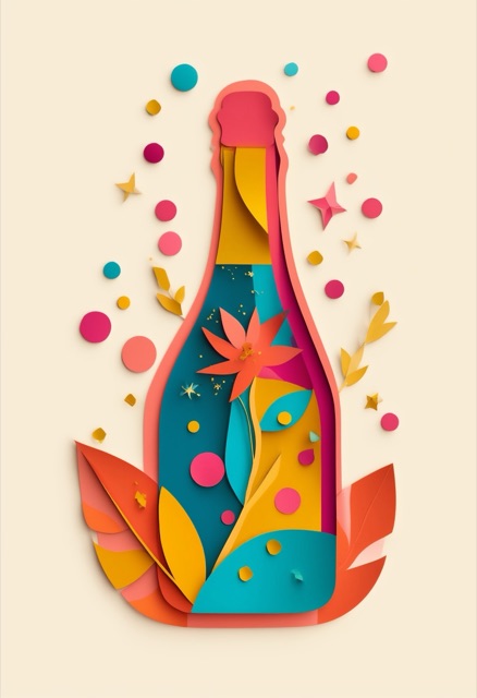 Vibrant Champagne Celebration