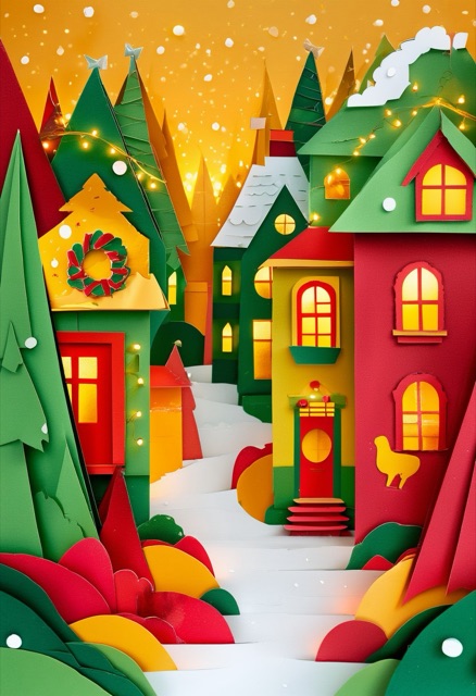 Winter Village Glow
