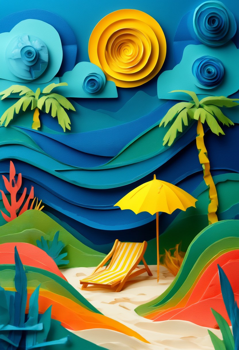Tropical Beach Reverie — Summer