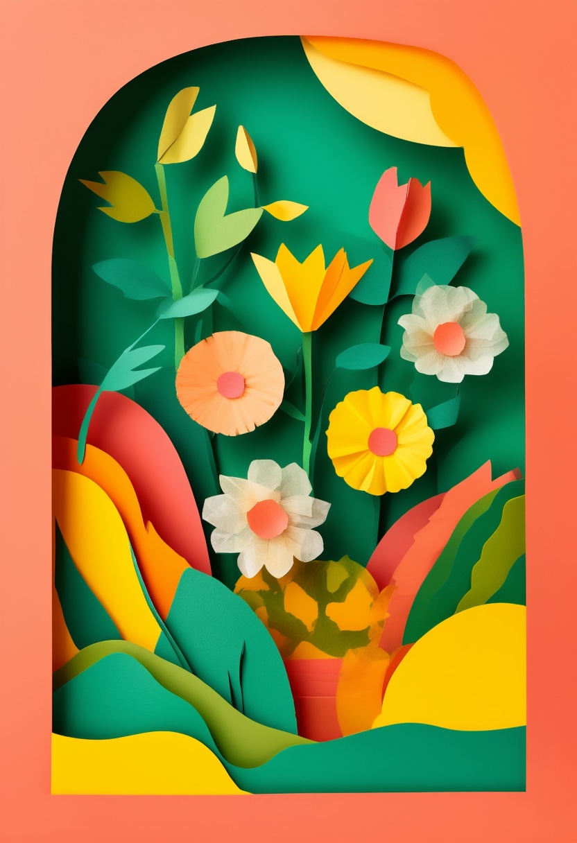 Célébration en collages de jardin vibrant — You're Welcome