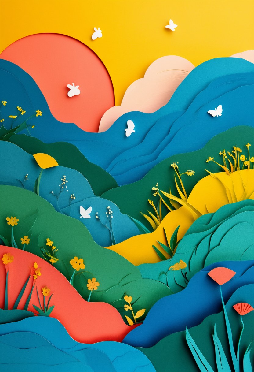 Vibrant Meadow Reverie — Spring