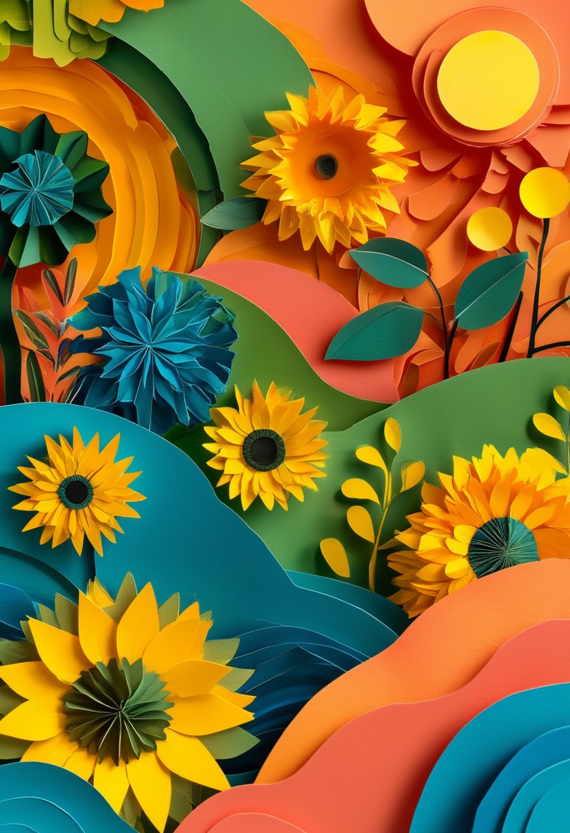 Vibrant Sunflower Meadow — Summer