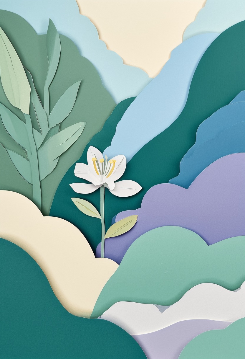 Verspielte Papierblüte — Sympathy