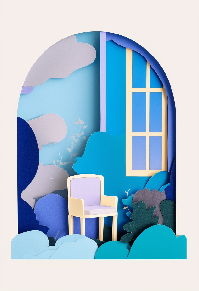 Sérénité du jardin en papier fantaisiste — Missing You