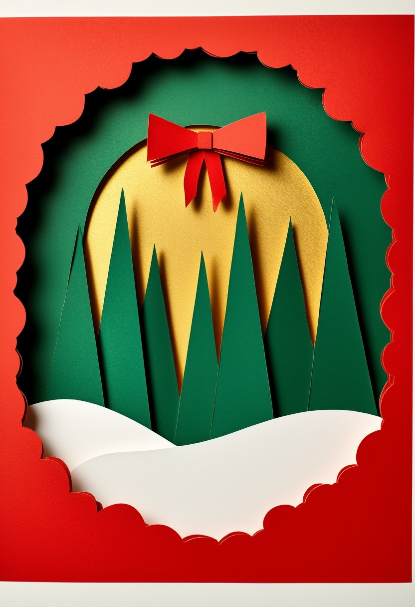 Winter Cardinal Forest — Christmas