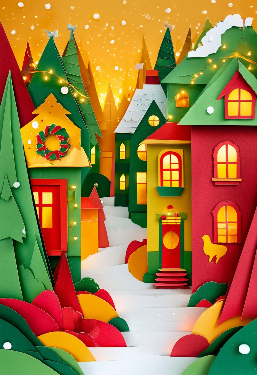 Winter Village Glow — Christmas