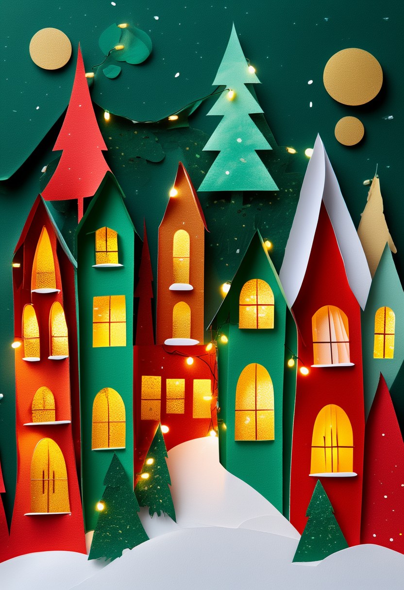 Winter Village Glow — Christmas